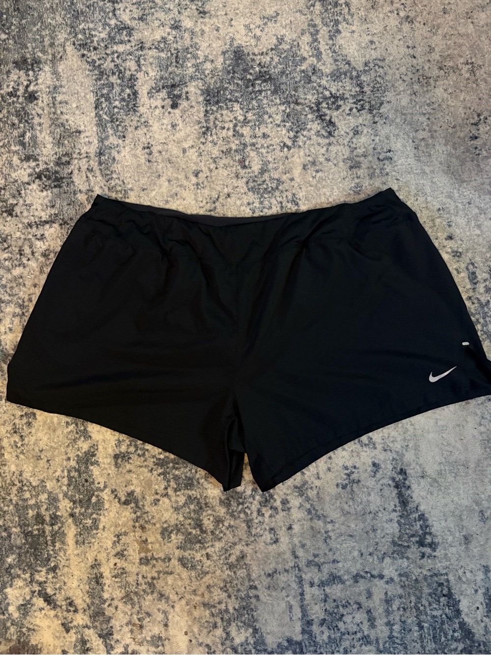 Nike Black Women’s Athletic Running Shorts with Swoosh 3X